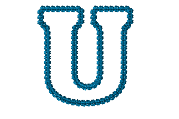 Alphabet Letter U Applique Review for Holiday Crafts