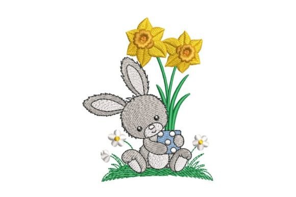 Bunny with Daffodils: A Designer’s Review for Business Merch
