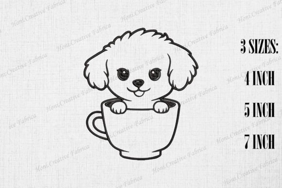 Cute Bichon Frise Dog in Coffee Cup: A Designer Review