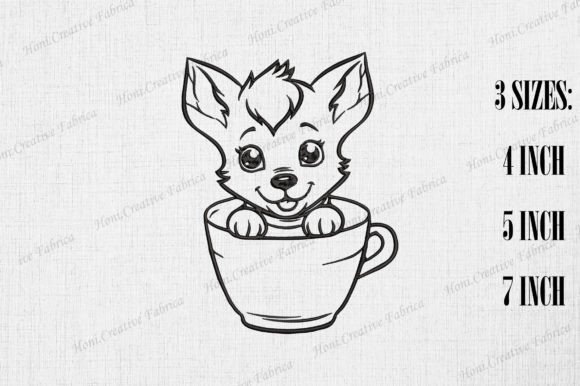 Cute German Shepherd Dog in Coffee Cup Review
