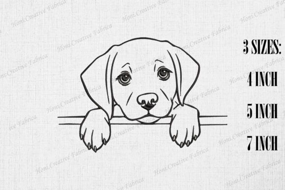 Cute Labrador Retriever Dog Peeking Wall Review