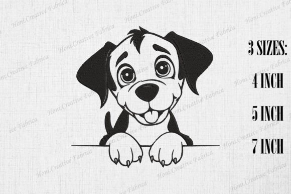 Cute Rottweiler Peeking Wall Embroidery Review