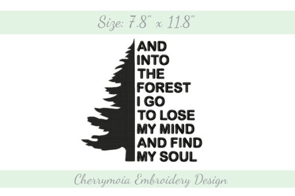 Review: And into the Forest I Go Embroidery Design