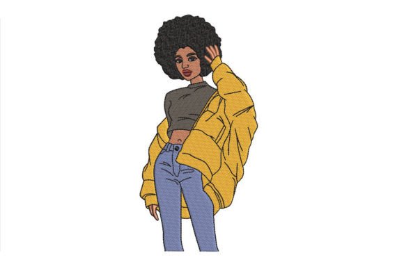 Review: Black Girl in a Jacket Embroidery Design
