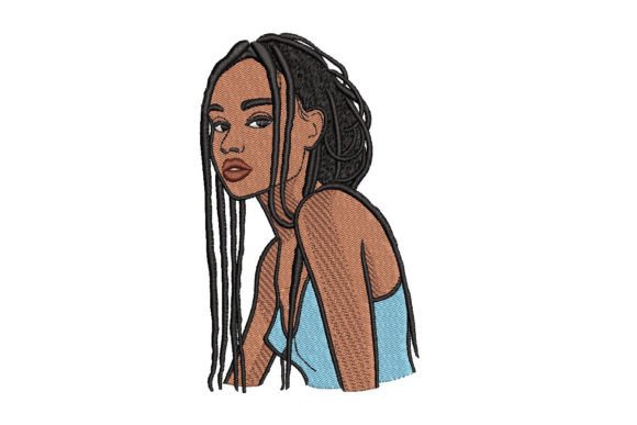 Review: Black Girl with Dreadlocks Embroidery Design