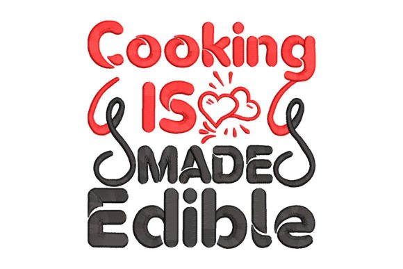 Reviewing Love Made Edible for Kitchen Embroidery