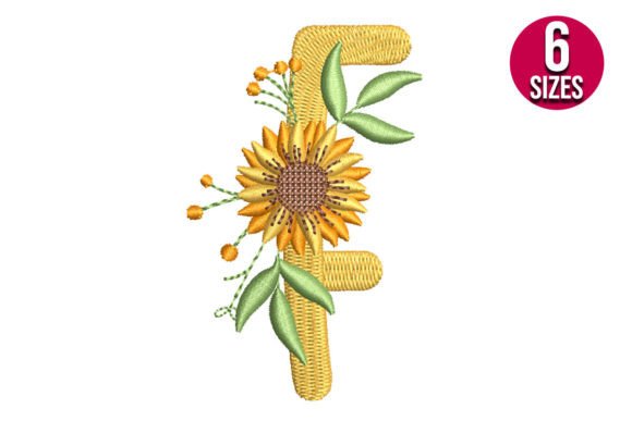 Sunflower Alphabet Letter F Review